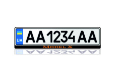 License Plate Frame for Tesla Model X 2015+ (Europe type)