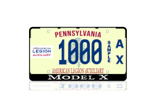 License Plate Frame for Tesla Model X 2015+ (USA type)