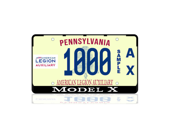 License Plate Frame for Tesla Model X 2015+ (USA type) License Plate Frame for Tesla Model X 2015+ (USA type)