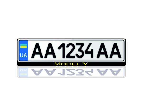 License Plate Frame for Tesla Model Y 2020+ (Europe type)