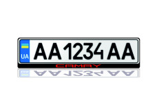 License Plate Frame for Toyota Camry V70 2018-2024 (Europe type)