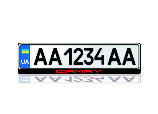 License Plate Frame for Toyota Camry V70 2018-2024 (Europe type)