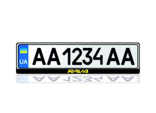 License Plate Frame for Toyota Rav4 (Europe type)