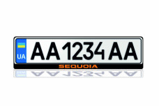 License Plate Frame for Toyota Sequoia II 2008-2022 (Europe type)