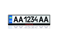 License Plate Frame for Toyota (Europe type)