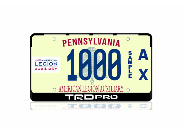 License Plate Frame for TRDpro (USA type)