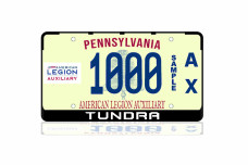 License Plate Frame for Toyota Tundra III 2014-2021 (USA type)