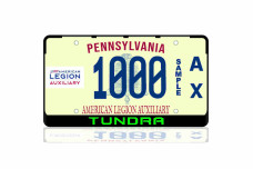 License Plate Frame for Toyota Tundra IV 2021+ (USA type)