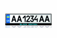 License Plate Frame for Black Edition (Europe type)