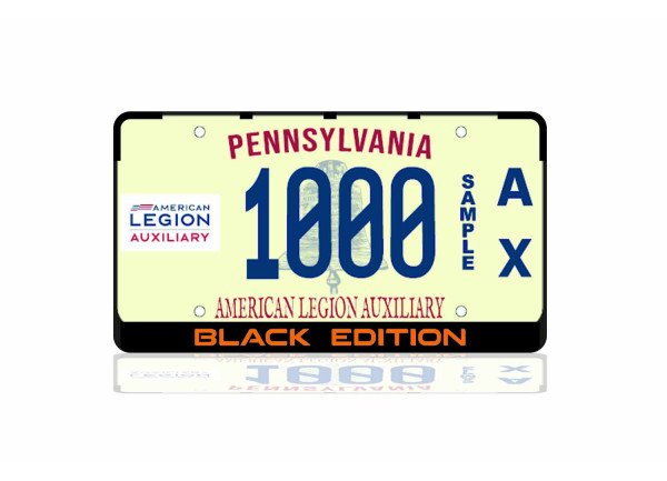 License Plate Frame for Black Edition (USA type)