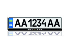 License Plate Frame Brazzers (Europe type)