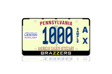 License Plate Frame Brazzers (USA type)