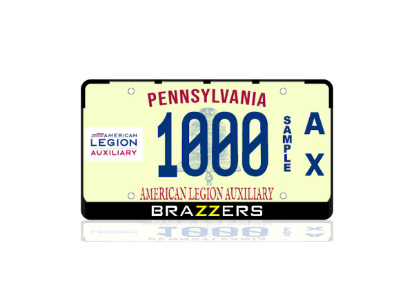 License Plate Frame Brazzers (USA type)