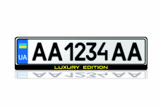 License Plate Frame for Luxury Edition (Europe type)