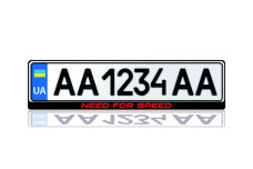 License Plate Frame Need for Speed (Europe type)