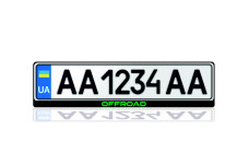 License Plate Frame Offroad (Europe type)