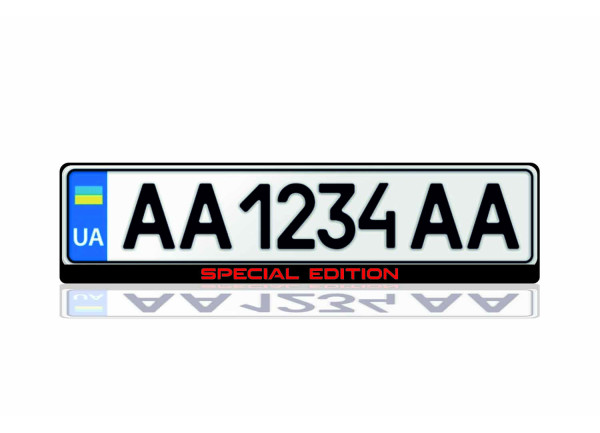 License Plate Frame for Special Edition (Europe type)