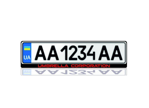 License Plate Frame Umbrella Corporation (Europe type)