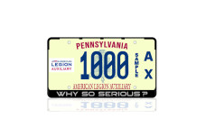 License Plate Frame "Why so serious?" (USA type)