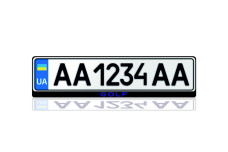 License Plate Frame for Volkswagen Golf VIII 2020+ (Europe type)