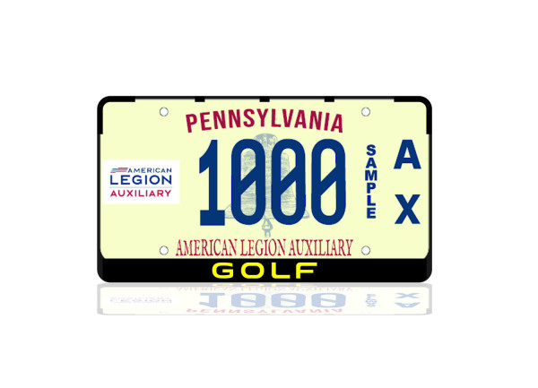 License Plate Frame for Volkswagen Golf VIII 2020+ (USA type)