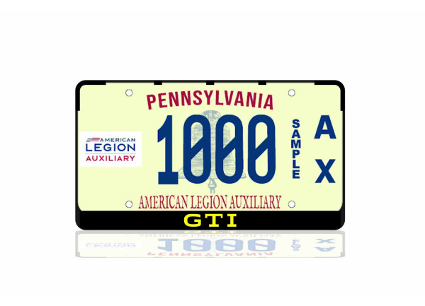 License Plate Frame for GTI Var.2 (USA type)