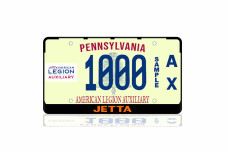 License Plate Frame for Volkswagen Jetta VI 2010-2018 (USA type)