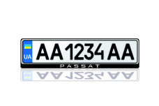 License Plate Frame for VW Passat B8 Var.1 (Europe type)