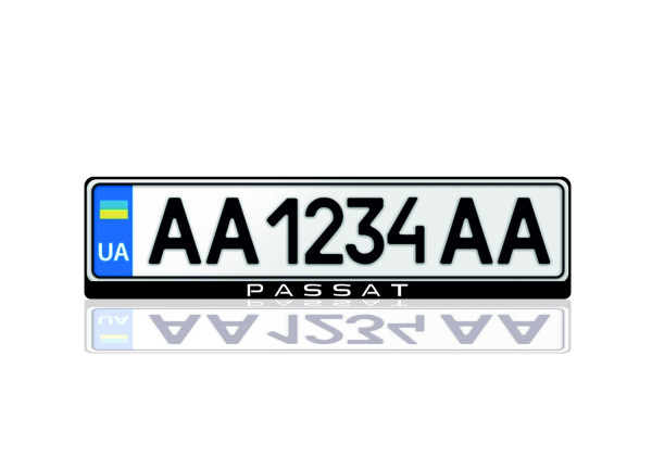 License Plate Frame for VW Passat B8 Var.1 (Europe type)