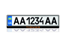 License Plate Frame for Volkswagen Tiguan III 2024+ (Europe type)