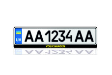 License Plate Frame for Volkswagen (Europe type)