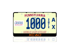 License Plate Frame for Volvo XC60 II 2017+ (USA type)