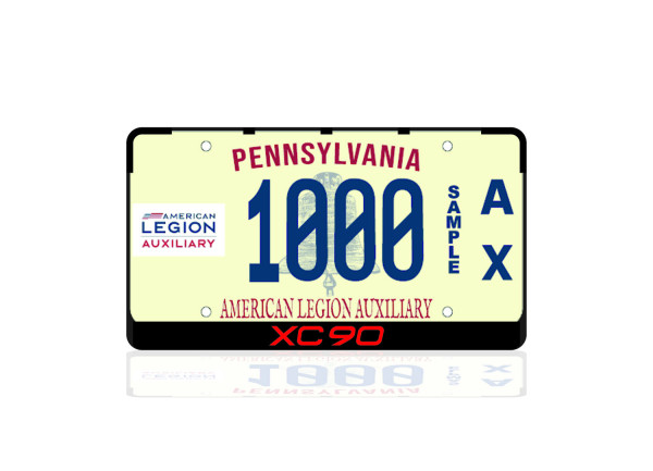License Plate Frame for Volvo XC90 II 2015+ (USA type)