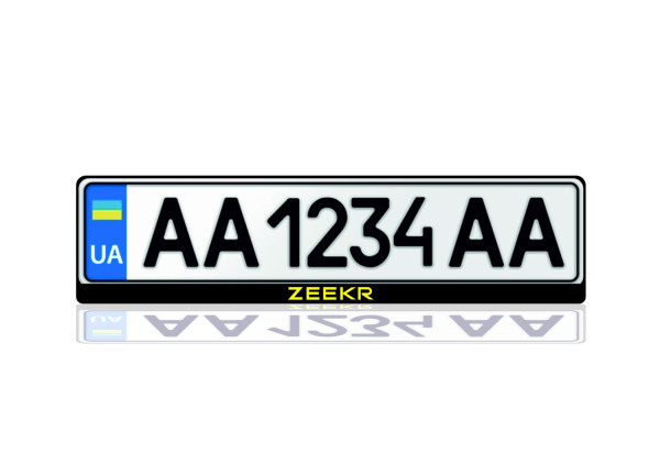 License Plate Frame for Zeekr (Europe type)