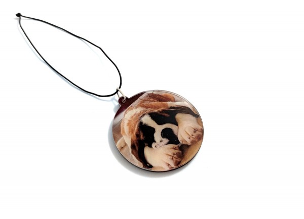 Car mirror pendant with Custom design (any photo)