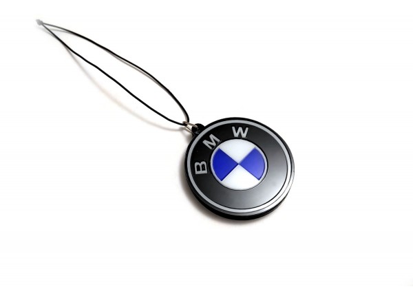 Car mirror pendant with logo BMW