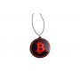 Car mirror pendant with logo Bitcoin