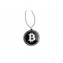 Car mirror pendant with logo Bitcoin