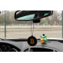 Car mirror pendant with logo Bitcoin