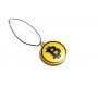 Car mirror pendant with logo Bitcoin