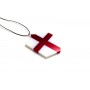 Car mirror pendant with flag of England