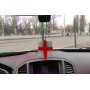 Car mirror pendant with flag of England