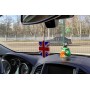 Car mirror pendant with flag of Great Britain