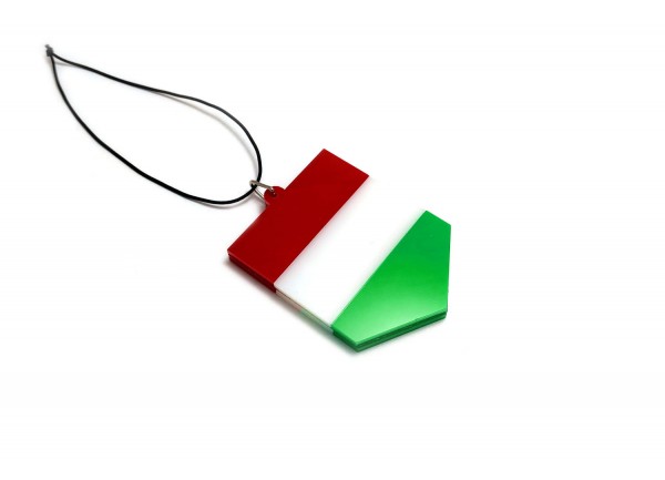 Car mirror pendant with flag of Hungary Car mirror pendant with flag of Hungary