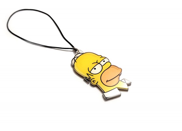 Car mirror pendant with logo Homer Simpson