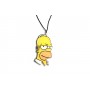 Car mirror pendant with logo Homer Simpson