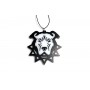 Car mirror pendant with logo Pitbull