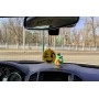 Car mirror pendant with logo Smile (type 2)