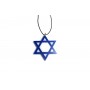 Car mirror pendant with logo Star of David