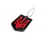 Car mirror pendant with logo Coat of arms of Ukraine (type 1)